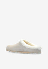 Birkenstock Zermatt Premium Suede Clogs Cream 1025018 0-ANTIQUE WHITE