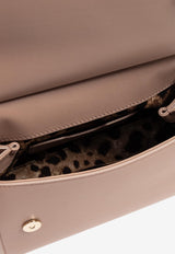 Dolce & Gabbana Medium Sicily Leather Shoulder Bag Pink BB6003 AN767-80010