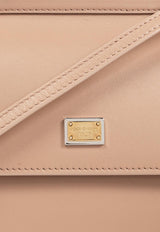 Dolce & Gabbana Medium Sicily Leather Shoulder Bag Pink BB6003 AN767-80010