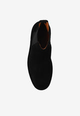 Dolce & Gabbana Suede Chelsea Boots Black A70151 AT441-80999