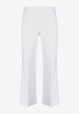 P.A.R.O.S.H Wool Flared Pants White D231089LILIUXY23_002