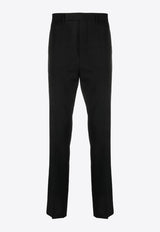 Rick Owens Off-Centre Tapered Pants Black RU02C7357ZL_09