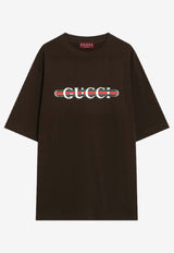 Gucci Logo-Printed Crewneck T-shirt 798115XJHDG/R_GUC-2240