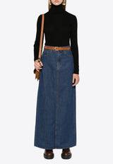 P.A.R.O.S.H Leila Turtleneck Wool Knit Sweater Black D512659LEILA24_013