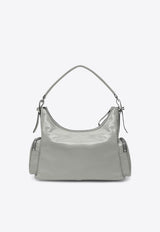 Stella McCartney Dartmoor Faux Leather Shoulder Bag Gray 7B0178WP0632/R_STELL-1220