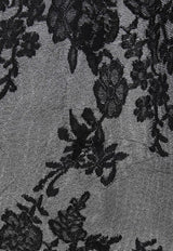 Valentino Essential Lace Tights 7B3KI04Y9LV/R_VALE-0NO Black