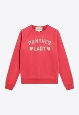 Valentino Chez Logo Vintage-Effect Sweatshirt Red 7B3MF24P9GM/R_VALE-BNA
