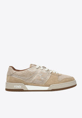 Fendi Match FF Jacquard Low-Top Sneakers Sand 7E1688AY9B/R_FENDI-F1TNU