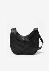Valentino Small Hoboho Nappa Leather Shoulder Bag Black 7W0B0S29GHA/R_VALE-0NO