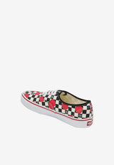 Valentino X Vans VLogo Checkerboard and Polka Dots Canvas Sneakers Multicolor 7W0S0ND8WHX/R_VALE-BAG