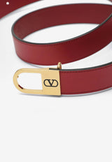 Valentino VLogo Signature Belt Red 7W0T0ST8JAQ/R_VALE-R50
