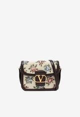 Valentino Small 9TO5 Floral Jacquard Shoulder Bag Multicolor 7W2B0R46VRP/R_VALE-QNN