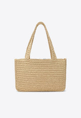 Valentino Medium Viva Superstar Crochet Knit Tote Bag Beige 7W2B0S11QET/R_VALE-EX9