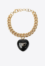 Valentino Coeur Royal Chain Bracelet Gold 7W2J0AD4MJP/R_VALE-0RN
