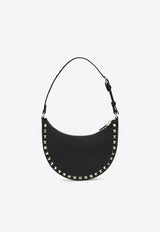 Valentino Mini Rockstud Calf Leather Hobo Bag Black 7W2P0AI7VSH/R_VALE-0NO