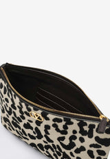 Valentino Animal Print VLogo Pouch Bag Monochrome 7W2P0AK4WIE/R_VALE-BRC