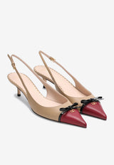 Valentino Bepointy 60 Leather Pumps Beige 7W2S0LL3YEA/R_VALE-CUB
