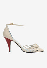 Valentino Royal 85 Leather Pumps Ivory 7W2S0LU7DMD/R_VALE-AGJ
