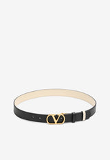 Valentino Reversible VLogo Signature Belt Black 7W2T0SQ3IYR/R_VALE-DVX