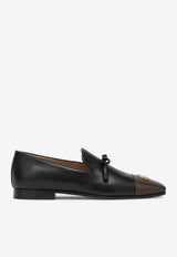 Valentino Babouchoes VLogo Leather Loafers Black 7Y0S0L86ZWD/R_VALE-BKZ