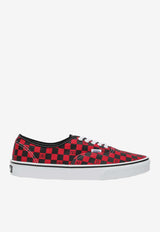 Valentino X Vans VLogo Checkerboard Canvas Sneakers Red 7Y0S0M23HPK/R_VALE-JV7