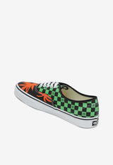 Valentino X Vans VLogo Checkerboard and Tropical Leaves Print Canvas Sneakers Multicolor 7Y0S0M23XWF/R_VALE-BAL