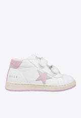 Golden Goose DB Kids Baby Girls June Leather Sneakers White GJF00386F005301_11202