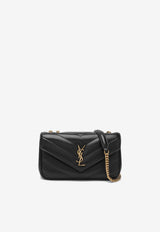 Saint Laurent Small Loulou Quilted Leather Crossbody Bag Black 801437AAEAX/R_YSL-1000
