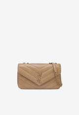Saint Laurent Medium Loulou Soft Leather Crossbody Bag Beige 801439AAEAX/R_YSL-2357