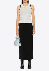 Maison Margiela Silk Fine-Ribbed Tank Top Off-white S51NL0044M20041_102