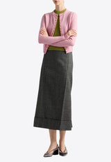 Prada Knitted Cashmere Knit Top Green P24I2RSOOO15O5_F0362