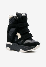 Isabel Marant Balskee High-Top Leather Sneakers Black BK0009FAA1E17S_01BK
