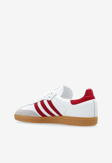 Adidas Originals Samba OG Leather Low-Top Sneakers White IF3813 M-FTWWHT CBURGU GUM3
