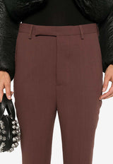 Rick Owens Astaires Cropped Pants Brown RP02D3305WA_93