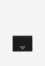 Prada Re-Nylon Triangle Logo Wallet Black 1MV2042DMI_F0002