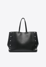 Stella McCartney Large Faux Leather Studded Tote Bag Black 7B0117WP0475_1000