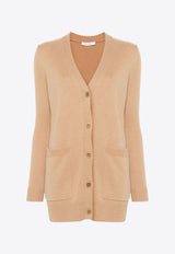 Max Mara Villar 1951 Embroidered Cardigan Camel 2421346052650VILLAR_025