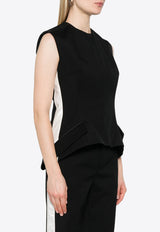 Meryll Rogge Twill-Weave Vest Black 500531WF24_BLACK