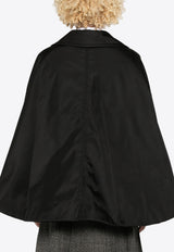 Marni Twill Single-Breasted Cape Coat Black CPMA0251SWUTN923_00N99