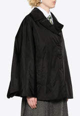 Marni Twill Single-Breasted Cape Coat Black CPMA0251SWUTN923_00N99