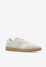 Ferragamo Achille Low-Top Suede Sneakers Cream 021572 ACHILLE 1 762260-MASCARPONE