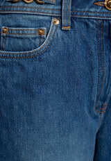Versace Medusa 95 Straight--Leg Jeans Blue 1011519 1A07079-1D100