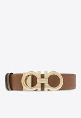 Salvatore Ferragamo Gancini Reversible Leather Belt Brown 23A564 DONNA H 35 674471-SELLA