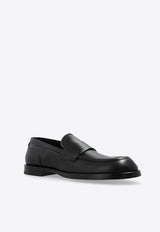 Dolce & Gabbana Classic Polished Leather Loafers Black A30264 AB640-80999