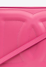 Dolce & Gabbana Medium DG Logo Leather Camera Bag Pink BB7290 AW576-80441