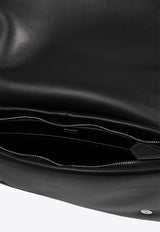 Logo Leather Pouch Bag