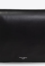 Logo Leather Pouch Bag