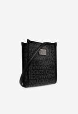 Small Logo Jacquard Messenger Bag