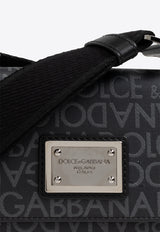 Logo Jacquard Messenger Bag