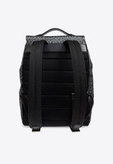 Coated Logo Jacquard Backpack